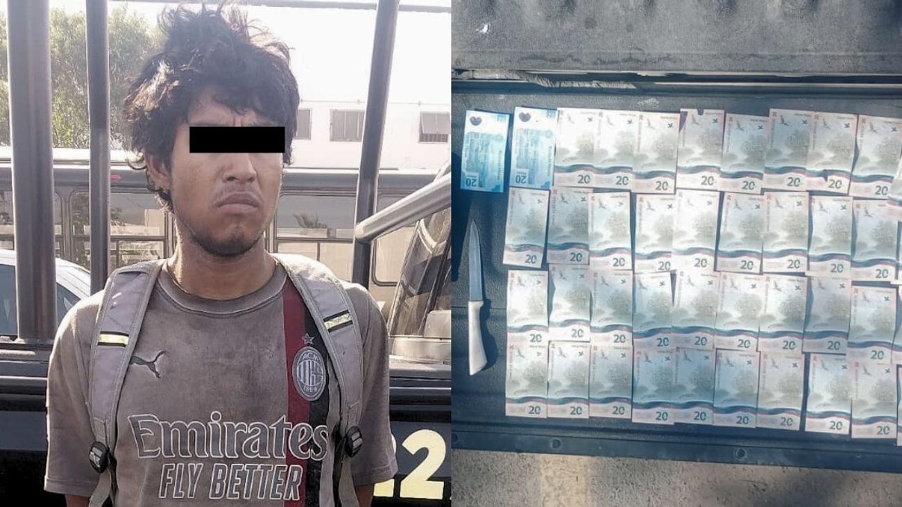 Detenido por robo en tienda de conveniencia en Monterrey