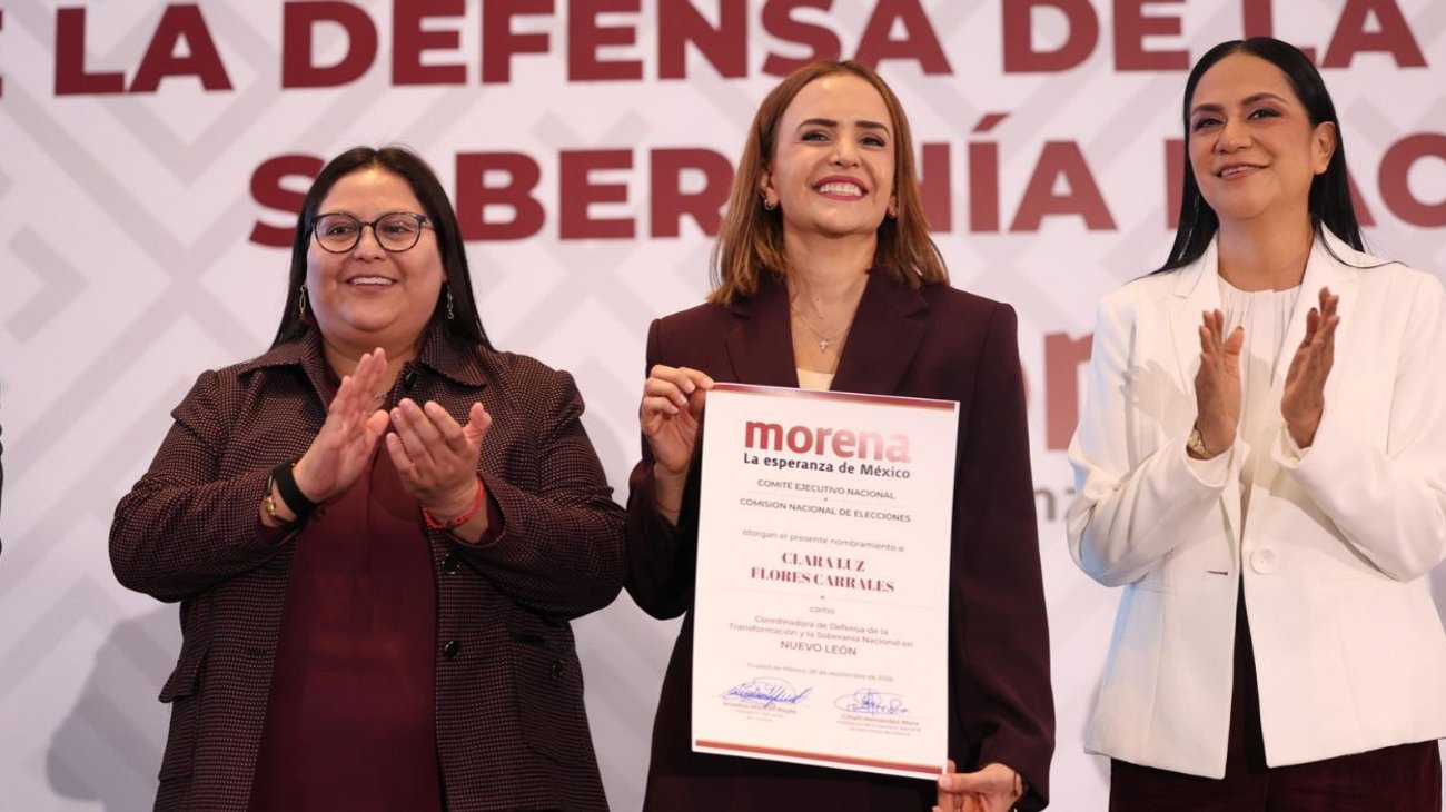 Clara Luz Flores llama a la unidad para consolidar la 4T 