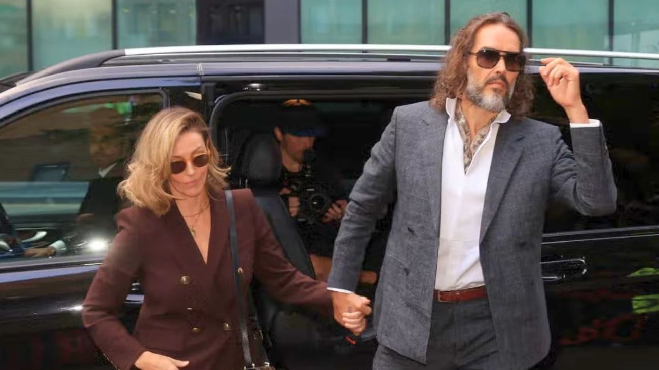 La esposa de Russell Brand admite que a él le costaba ser fiel