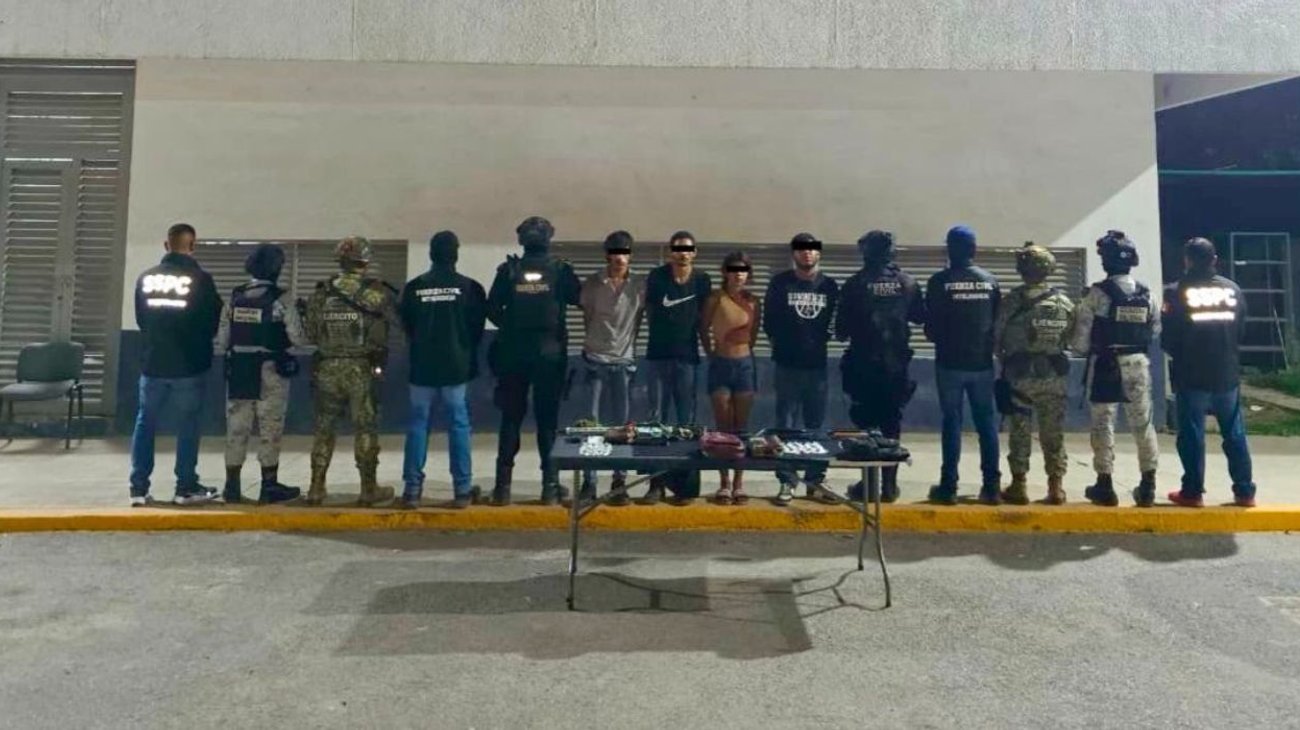 Detienen a cuatro presuntos delincuentes ligados a bloqueos en NL