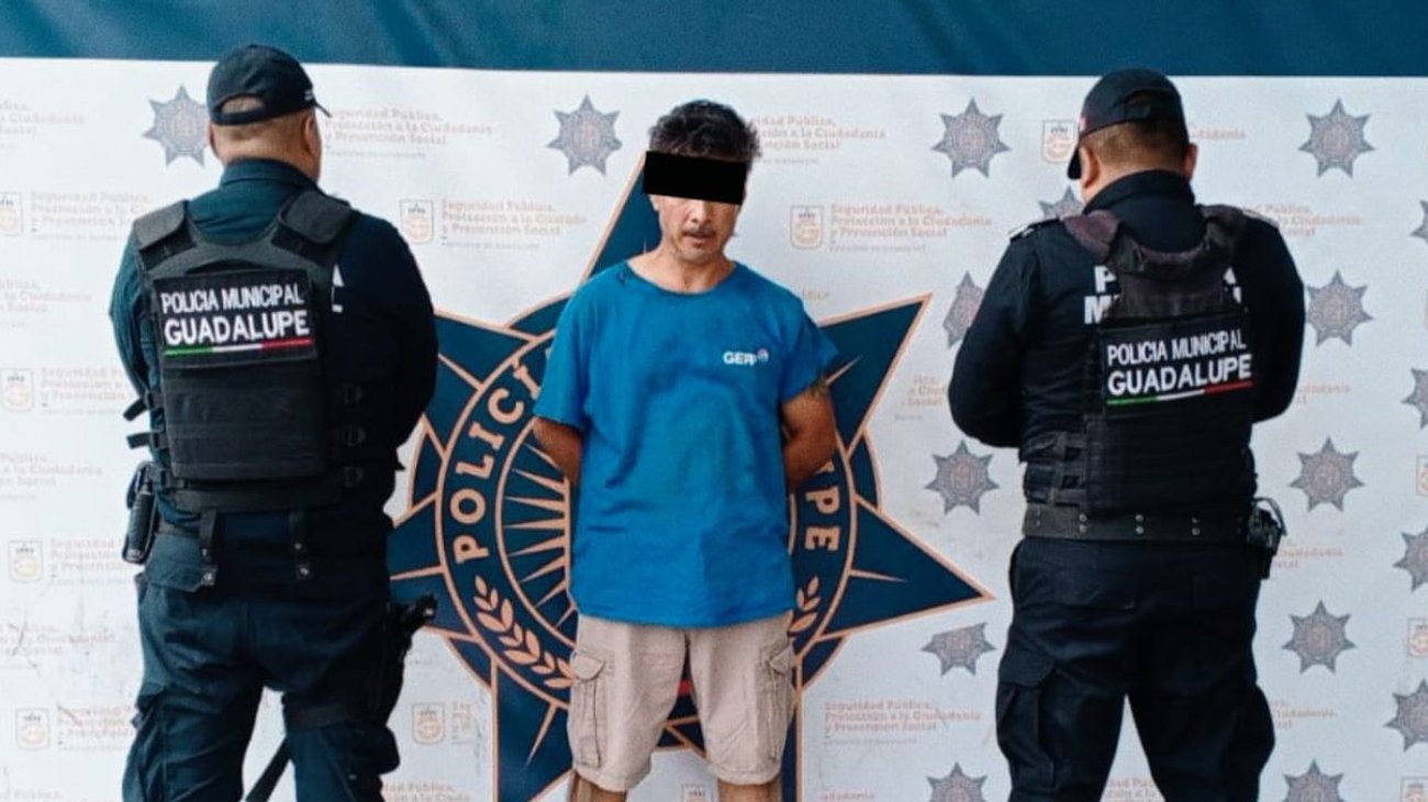 Hombre ataca con arma blanca a padre e hijo en Guadalupe