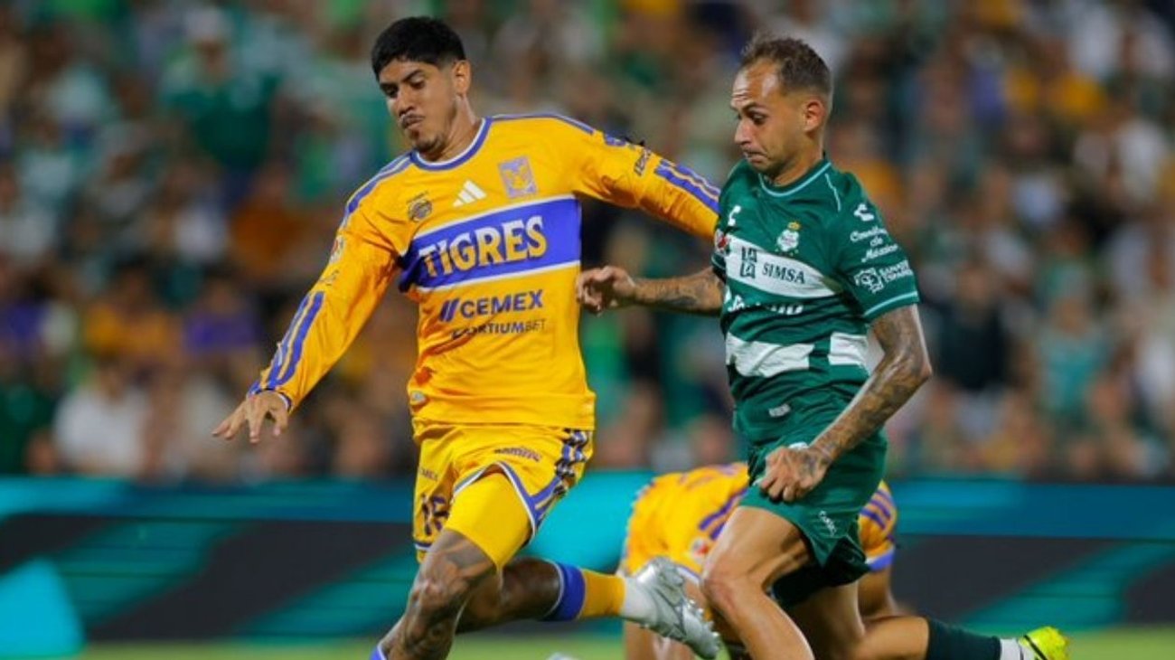 Igualan Santos Laguna y Tigres 0-0 tras gol anulado