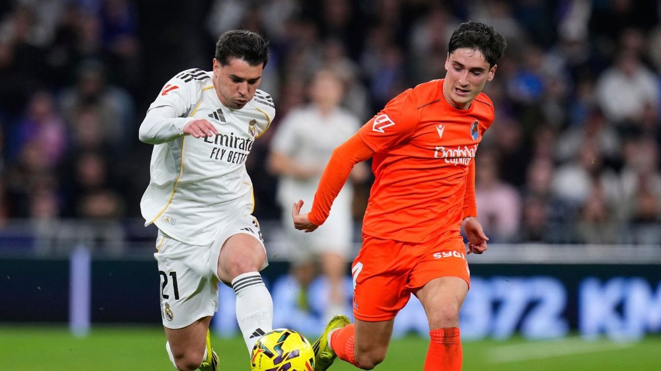 Real Madrid golea a la Real Sociedad y mantiene liderato