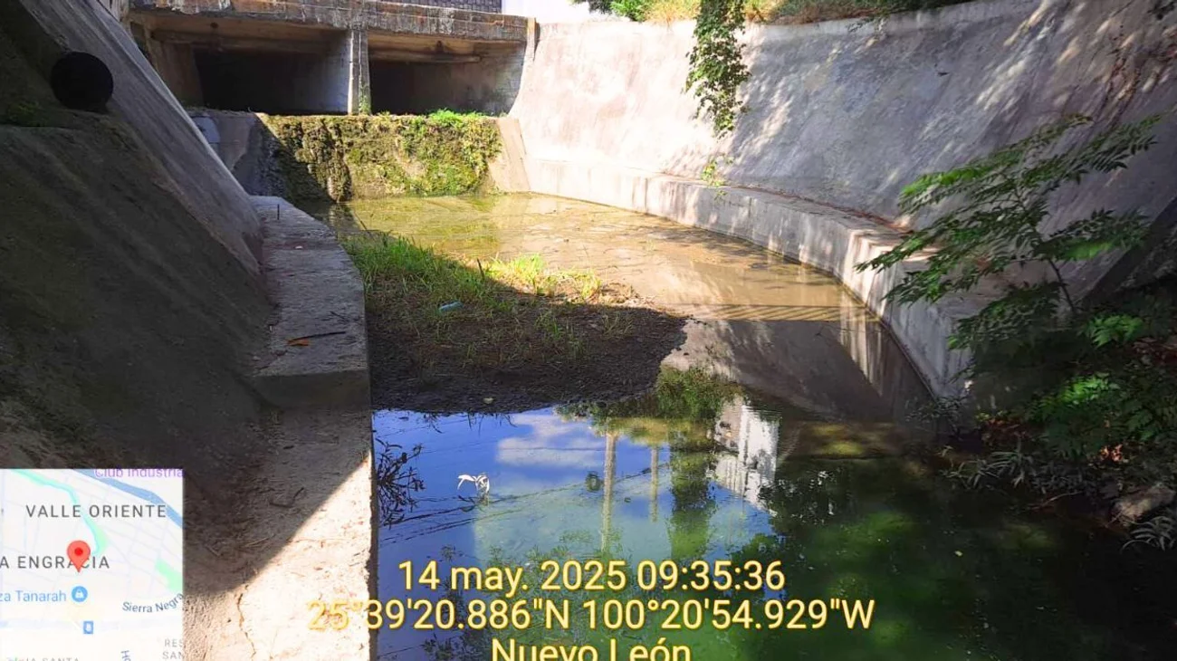 Inspecciona Conagua arroyo 'El Capitán' por posible contaminación