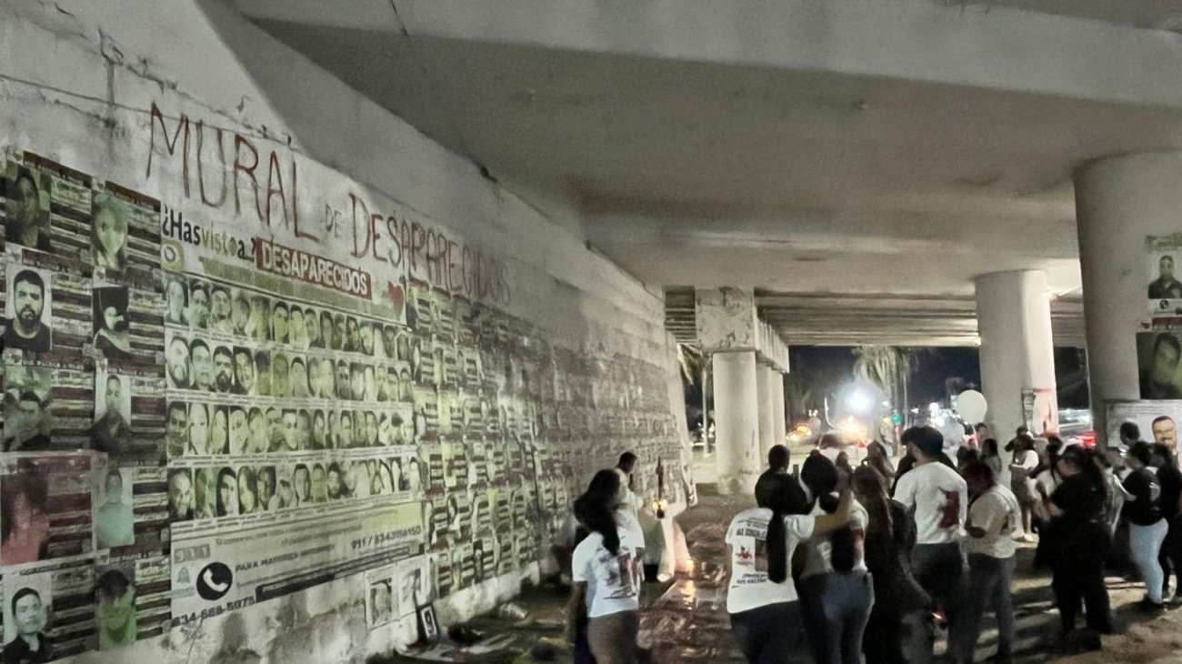 Rinden homenaje a desaparecidos con velada en Tamaulipas