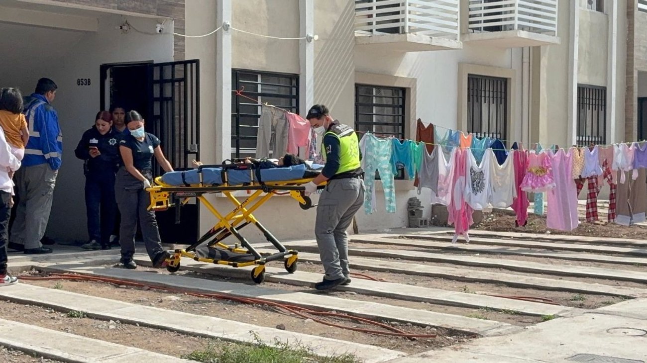 Cae niña de 4 años desde un segundo piso en Saltillo
