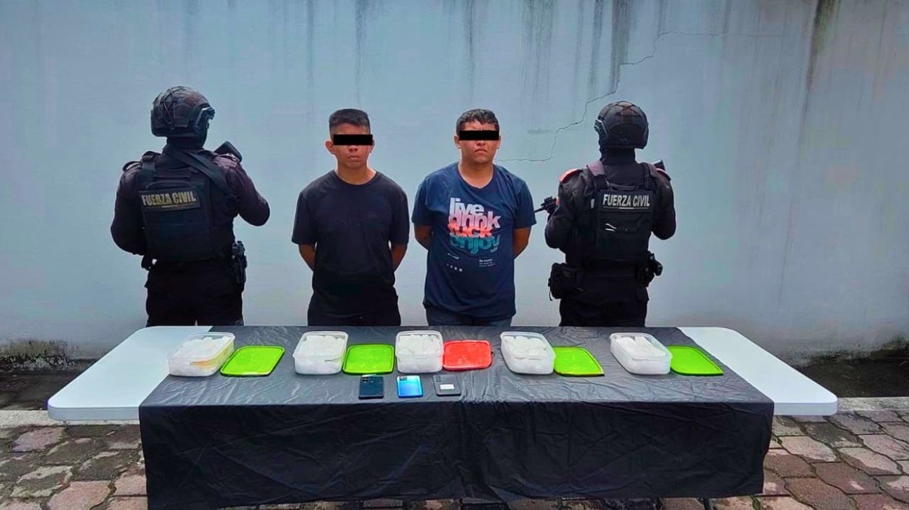 Detienen en Linares a dos jóvenes con cuatro kilos de cristal