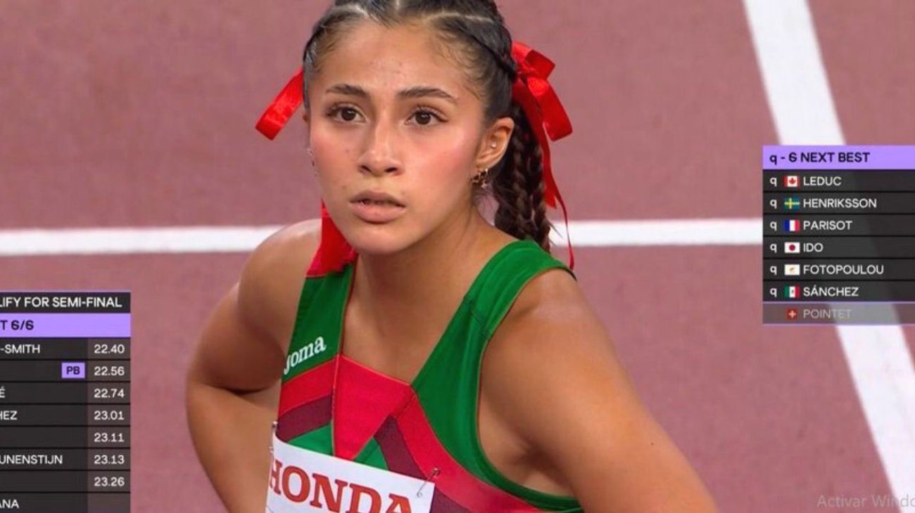 Cae la mexicana Miriam Sánchez en la primera ronda de los 200 mts