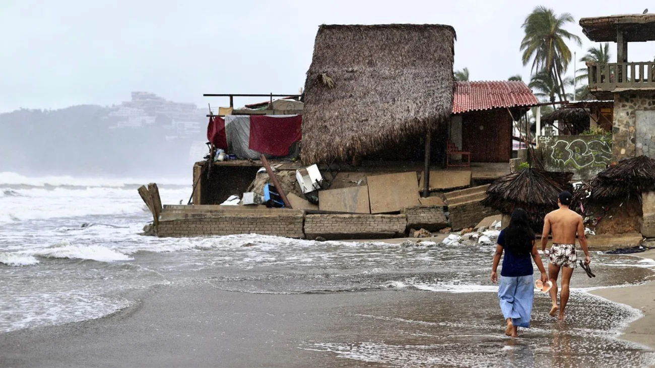 Se forma la tormenta Erick en las costas del Pacífico mexicano