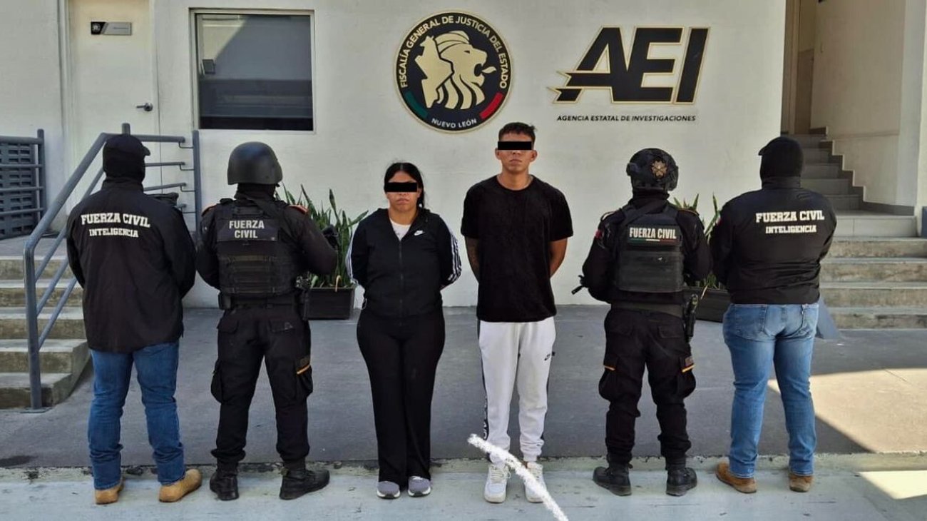 Capturan a pareja con drogas durante operativo en García