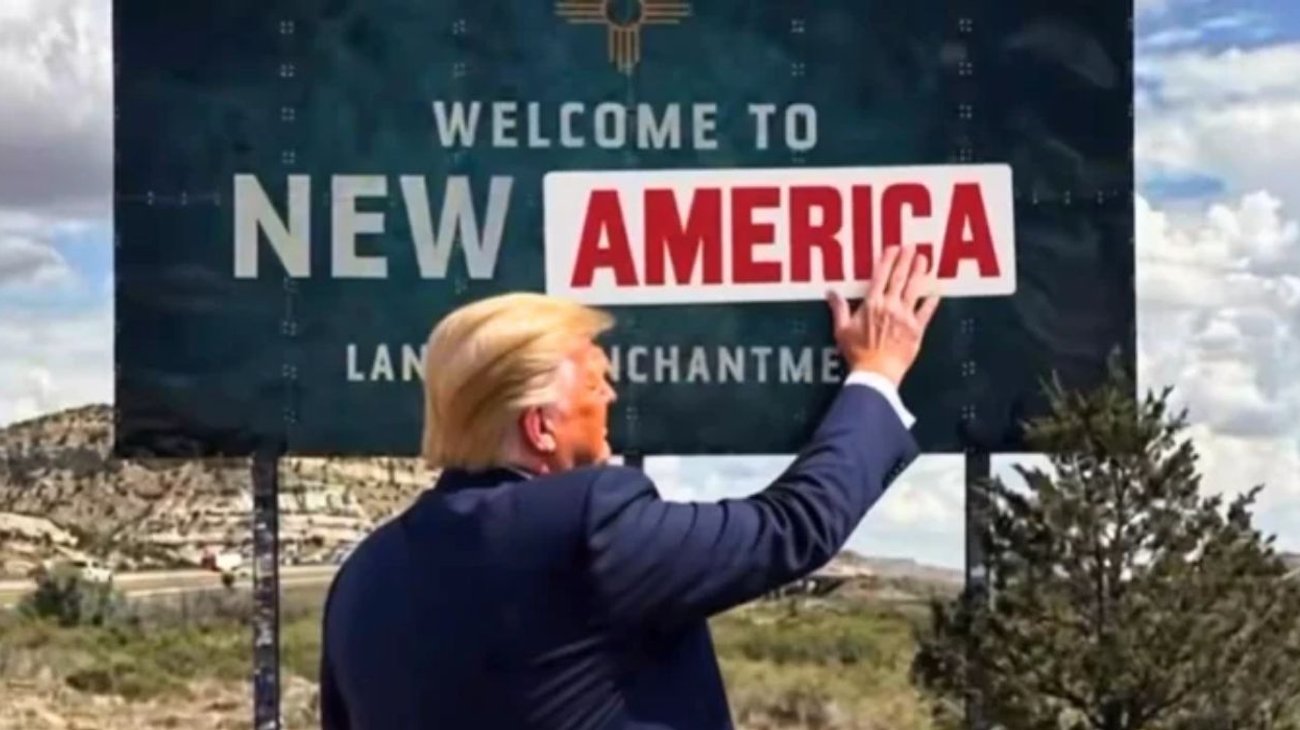 Trump insiste en renombrar Nuevo México como Nueva América