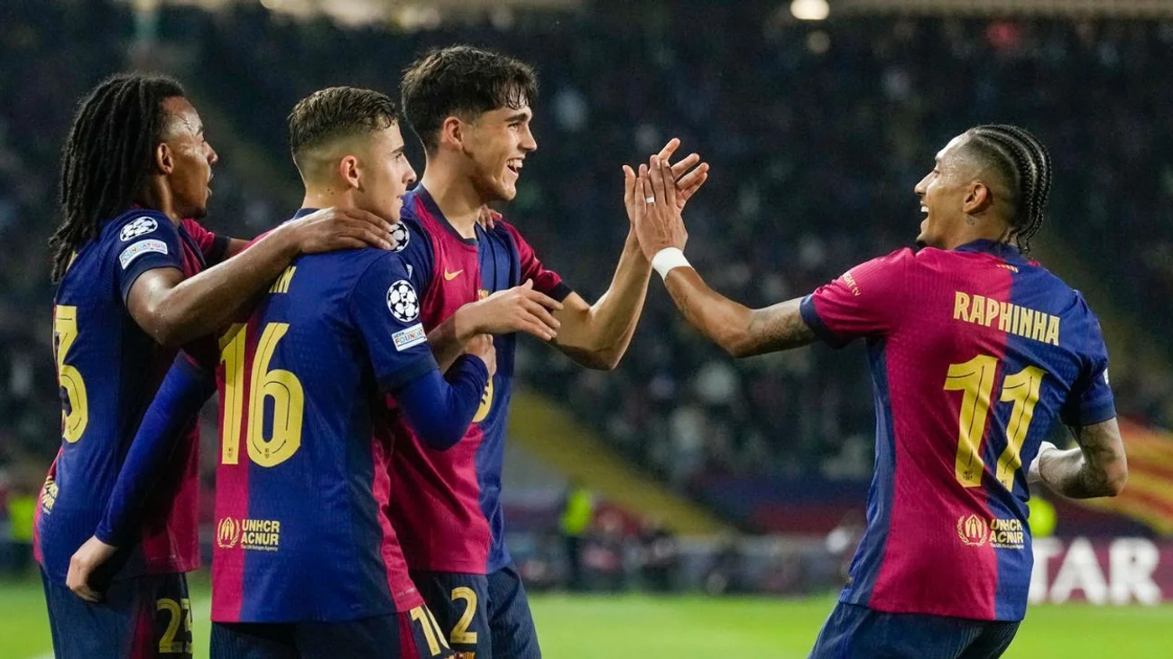 El Barcelona golea al Dortmund y tiene pie y medio en semifinales