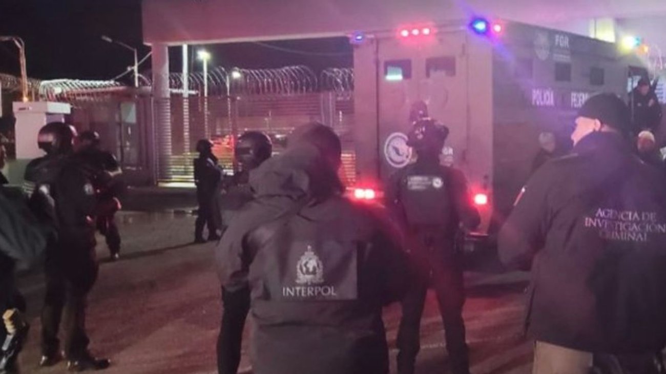 Así ingresó a prisión el presunto líder de 'La Barredora'