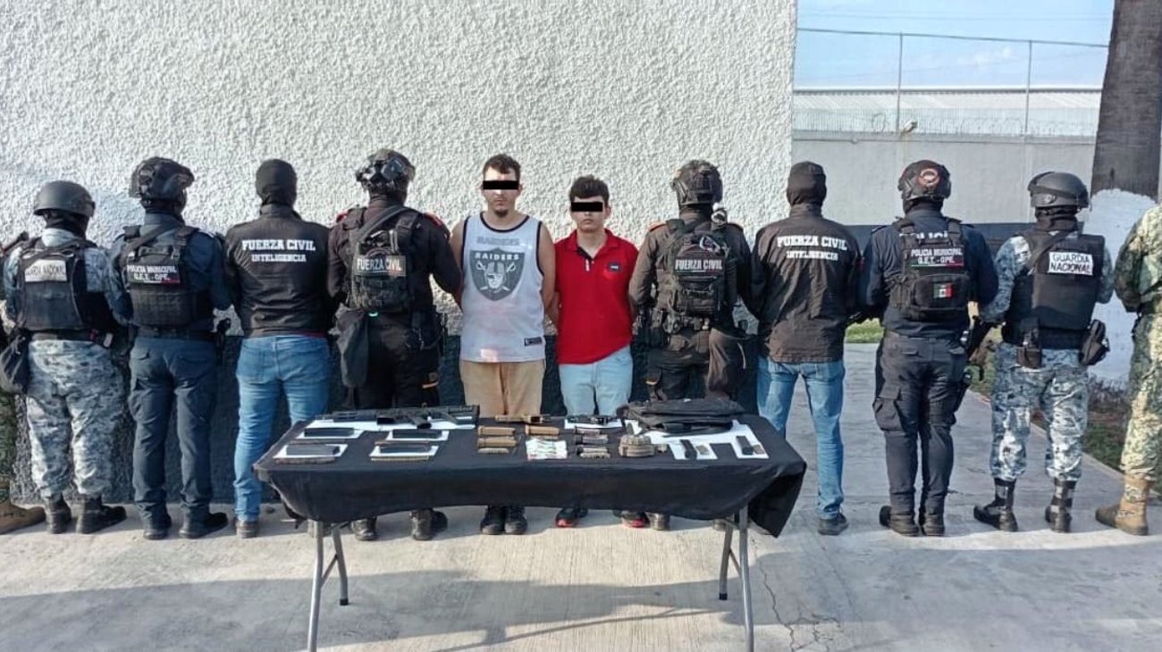 Detienen a dos presuntos implicados en ataque armado en Guadalupe
