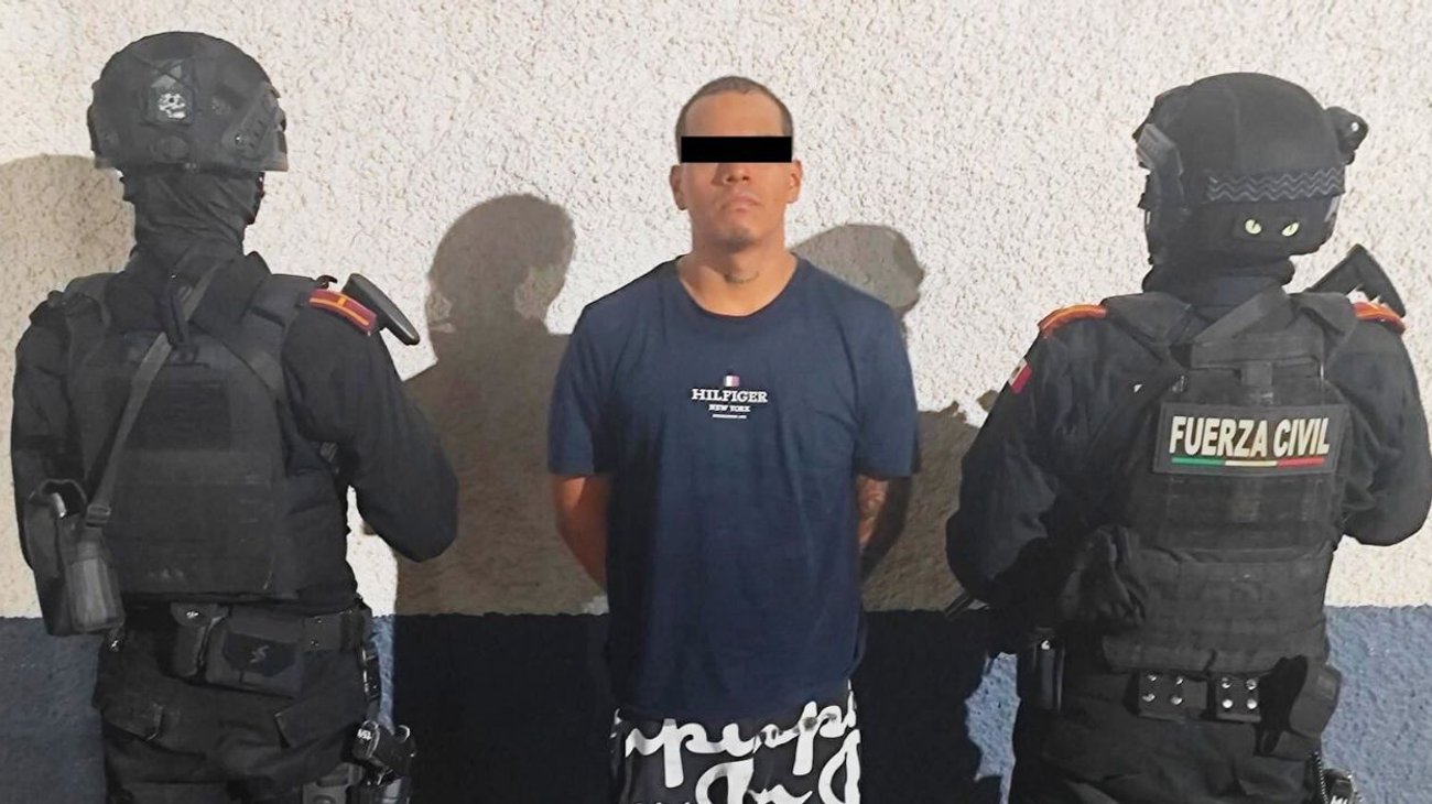 Detienen a hombre con arma larga y droga en la colonia Canteras