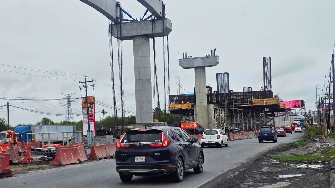 Continúan obras de Línea 6 tras accidente en Apodaca