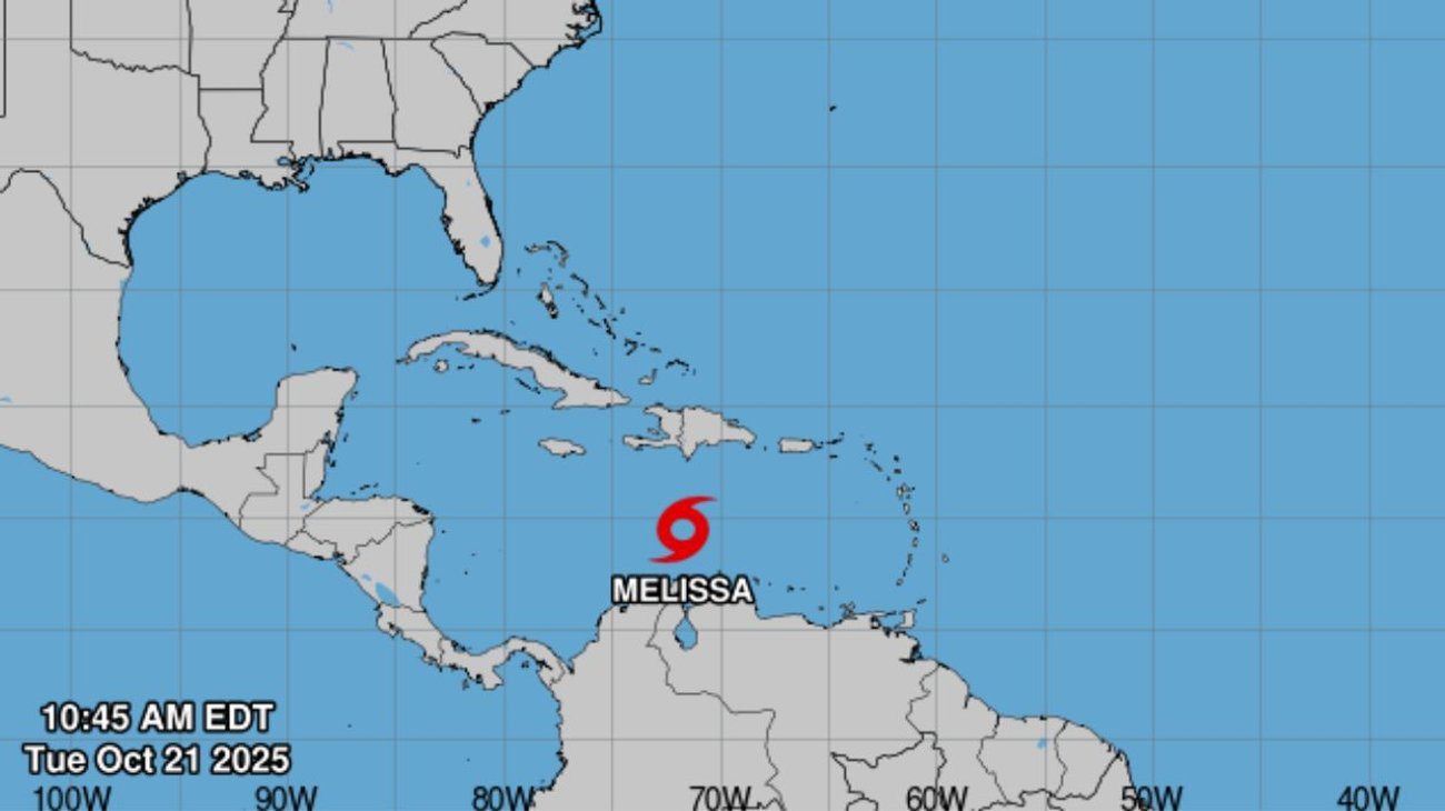 Se forma la tormenta tropical Melissa y amenaza a Haití