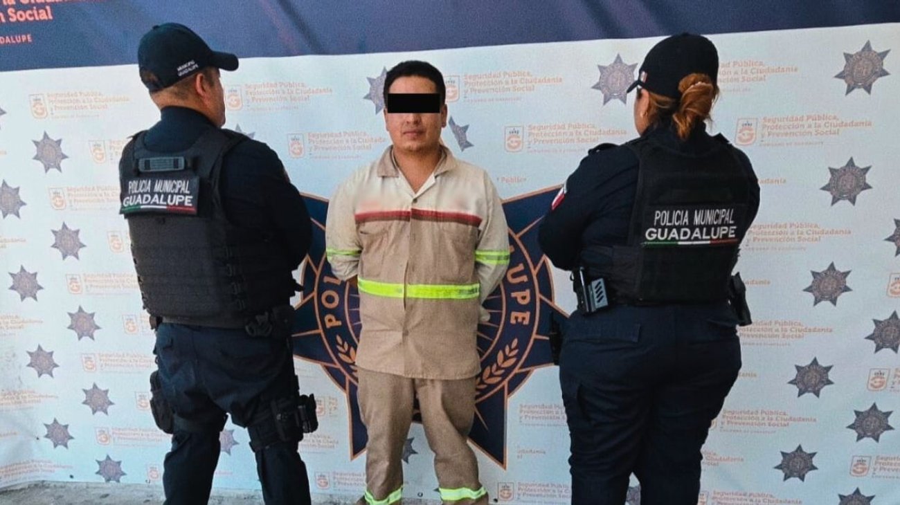 Detienen en Guadalupe a repartidor por robar bolso con dinero