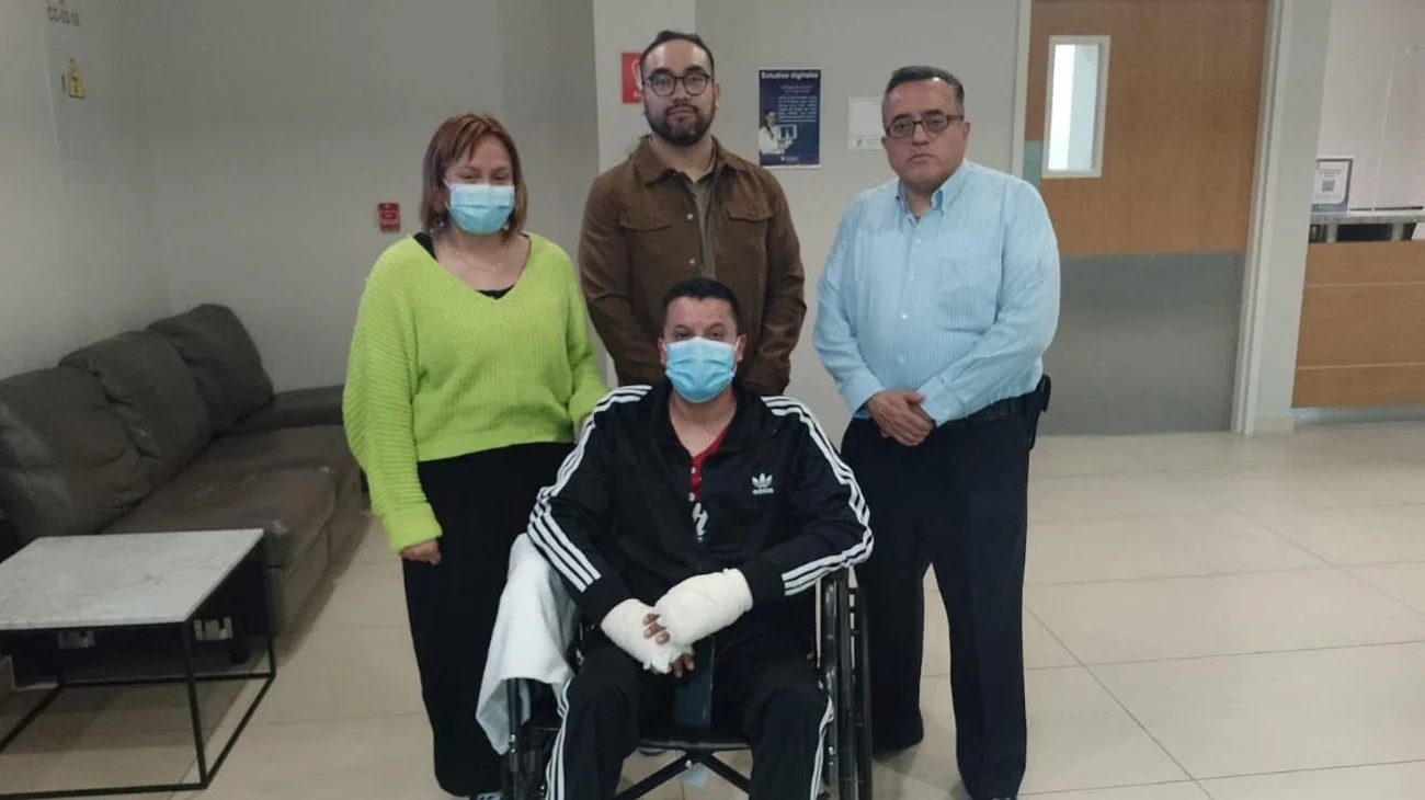 Dado de alta bombero lesionado en explosión de gasera