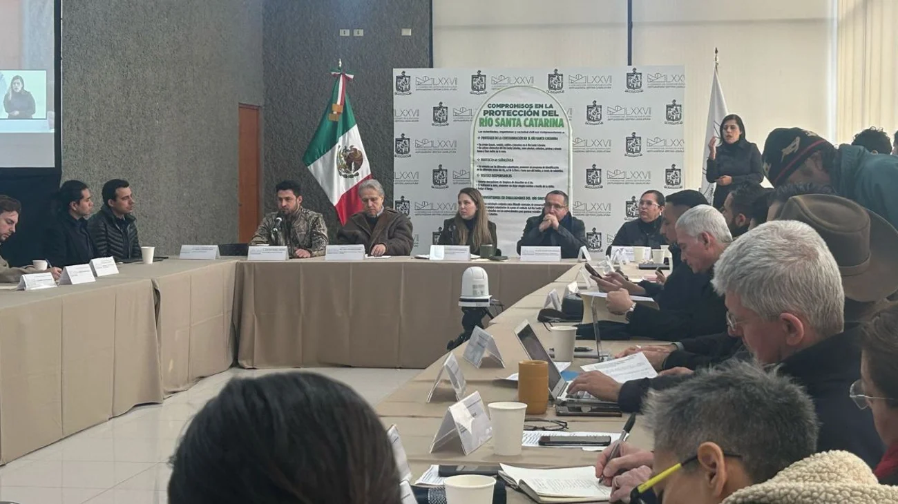 Realizan mesa de trabajo para conservación del río Santa Catarina