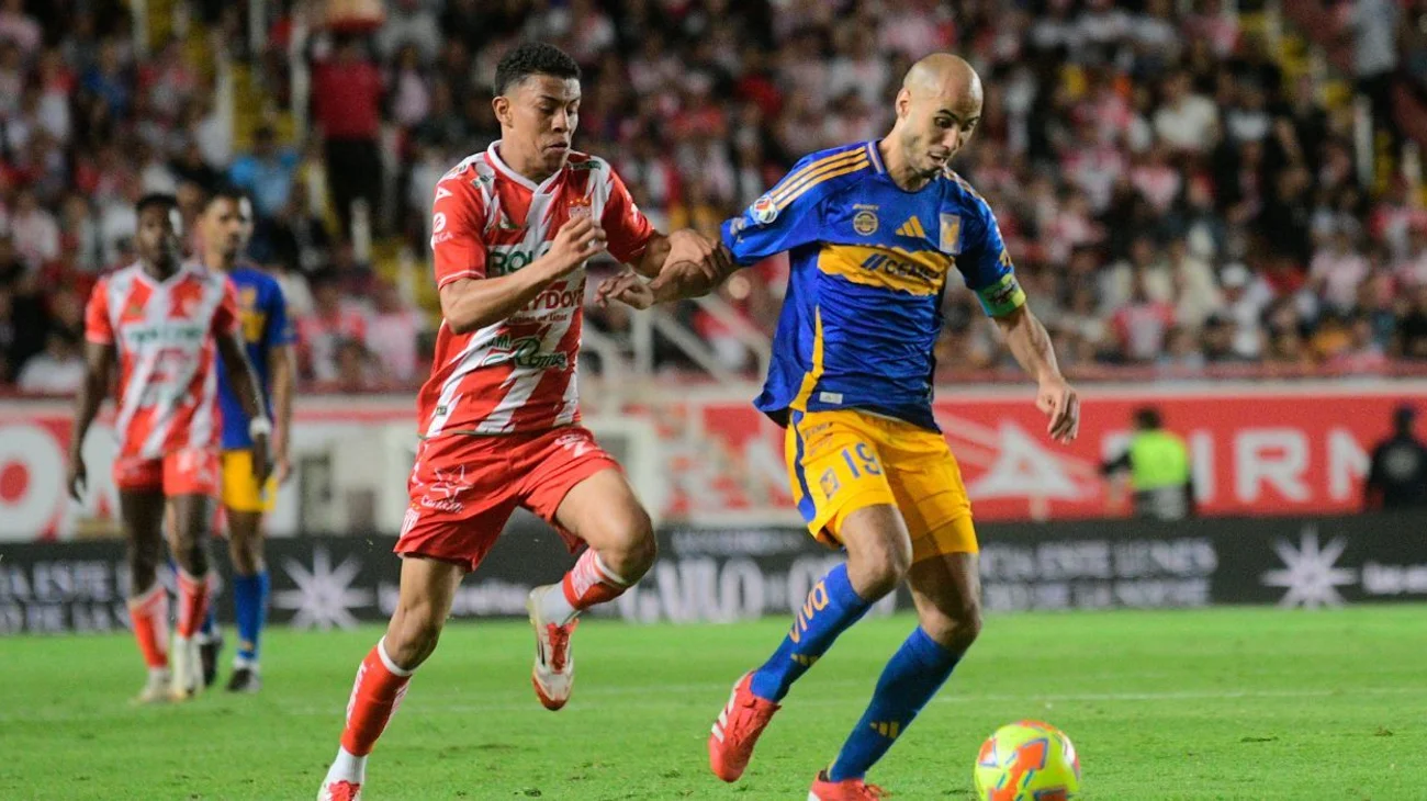 Los Tigres de la UANL ganan 2-1 a los 'Rayos' del Necaxa