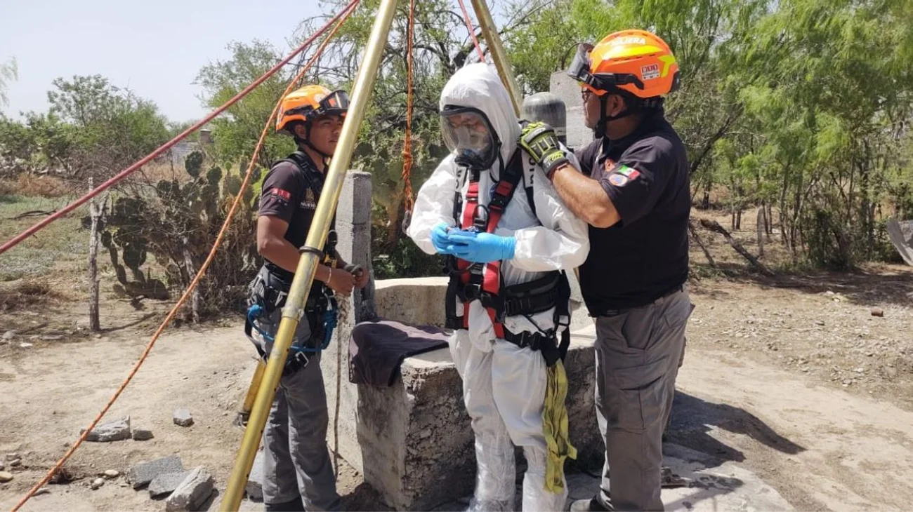 Sacan cuerpo del interior de un pozo en Los Ramones