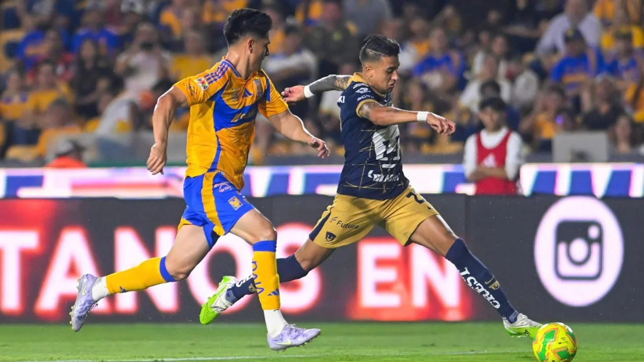 Tigres vence 2-1 a Pumas y obtiene la gloria de la clasificación