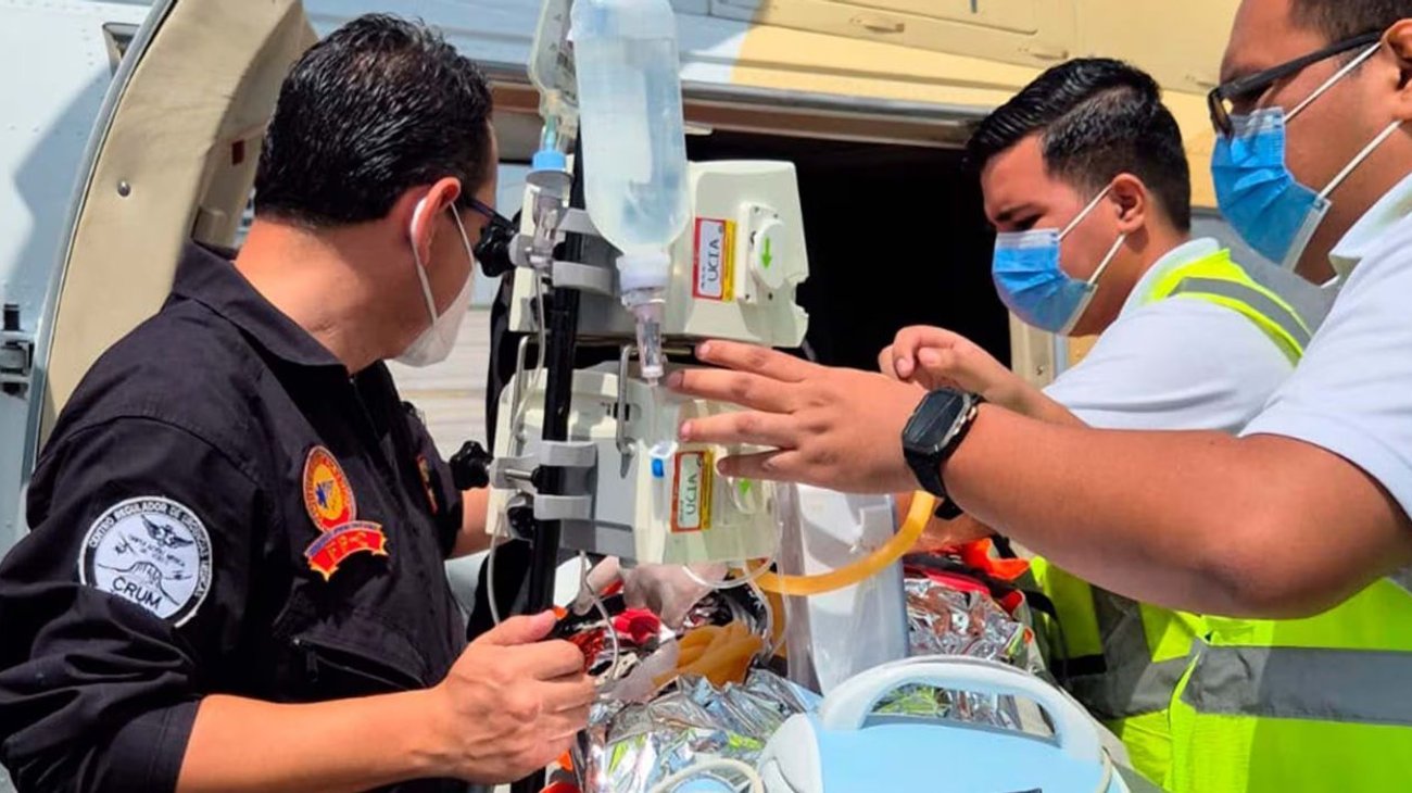 Trasladan a Monterrey a niño electrocutado en Altamira
