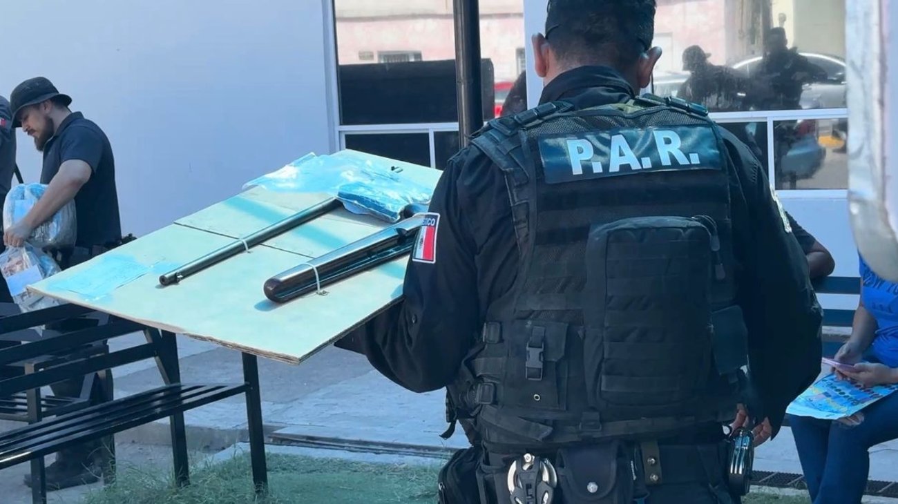 Cateo en Monclova deja armas y droga aseguradas