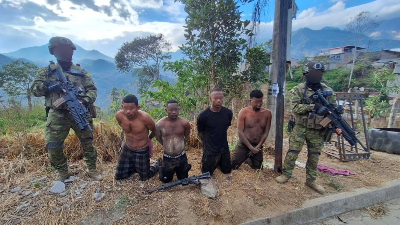 Capturan a ocho presuntos delincuentes en Imbabura, Ecuador
