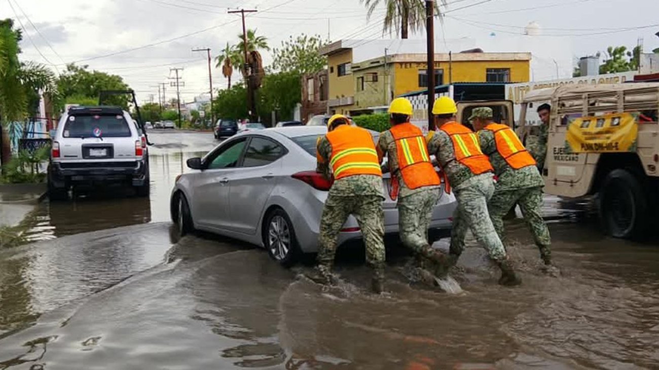 Activan Plan DN-III-E por lluvias en Baja California Sur