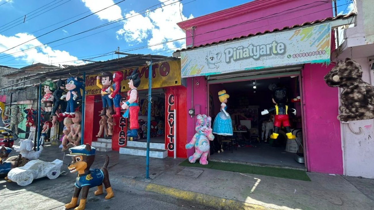 Evolucionan piñatas en Reynosa hacia diseños sofisticados
