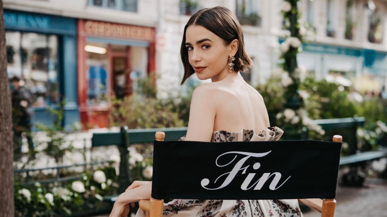 Anuncia Lily Collins el fin del rodaje de Emily in Paris