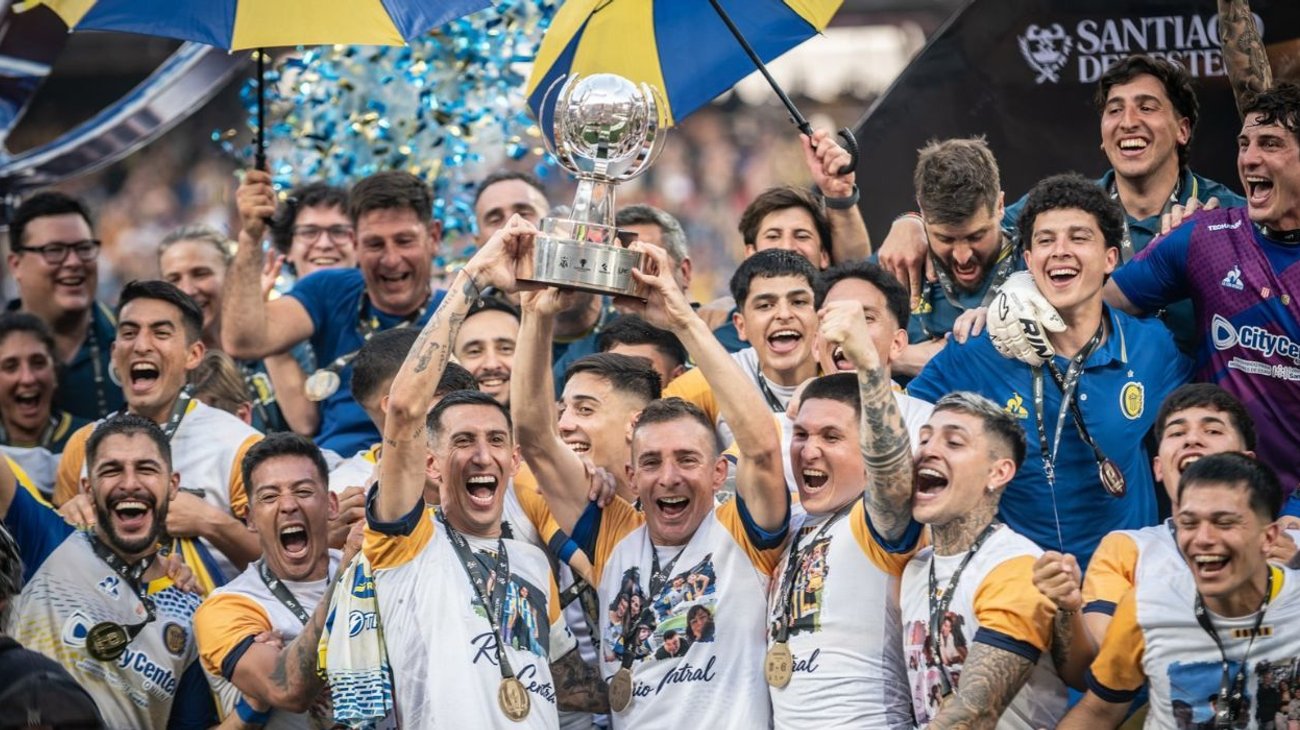 Brilla Ángel Di María y da el campeonato a Rosario Central