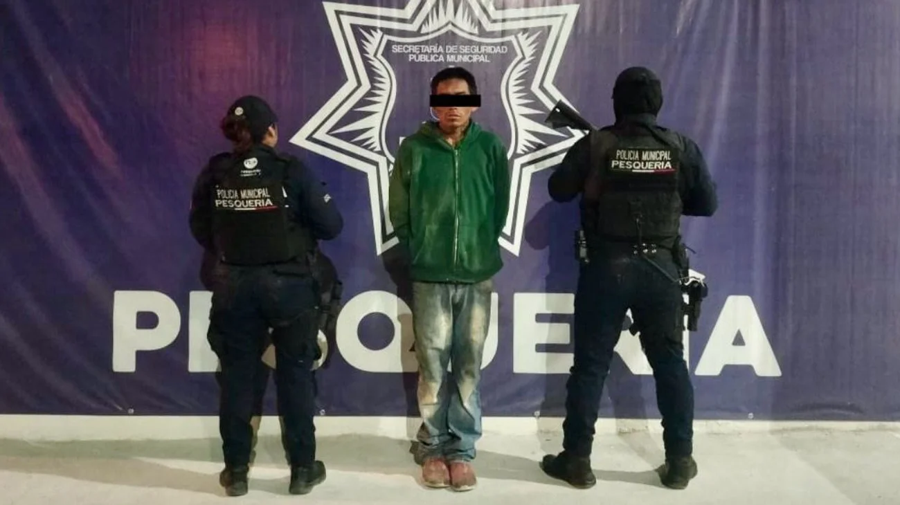 Detienen a joven tras provocar incendio en Pesquería