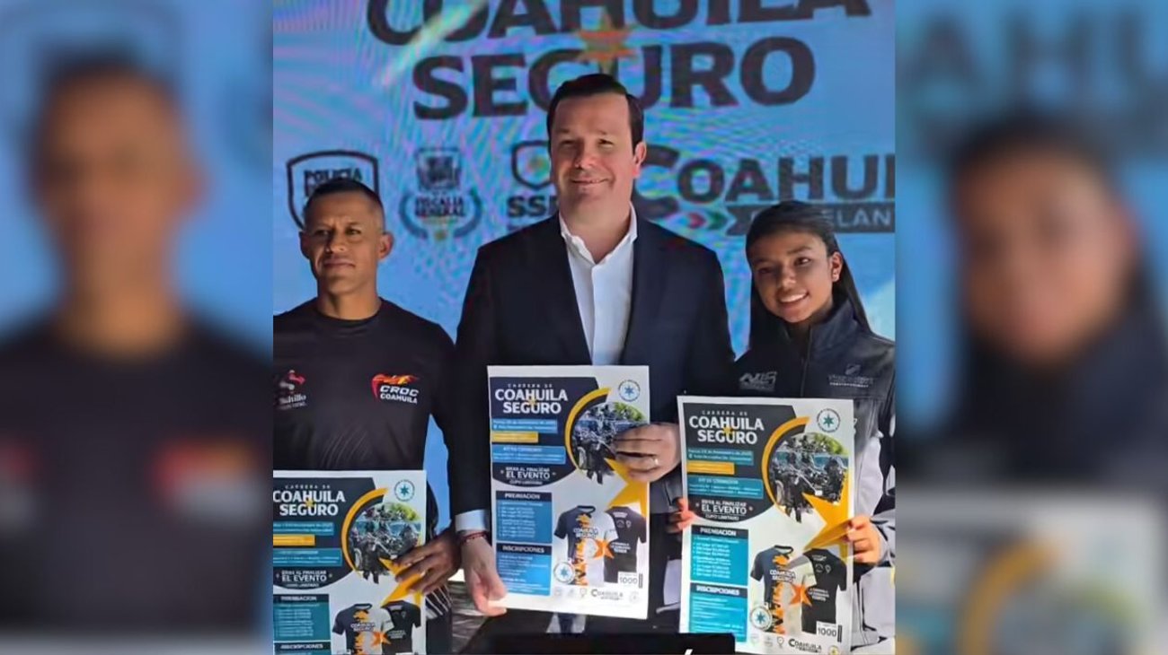 Anuncian carrera atlética de 5K ‘Coahuila Seguro’