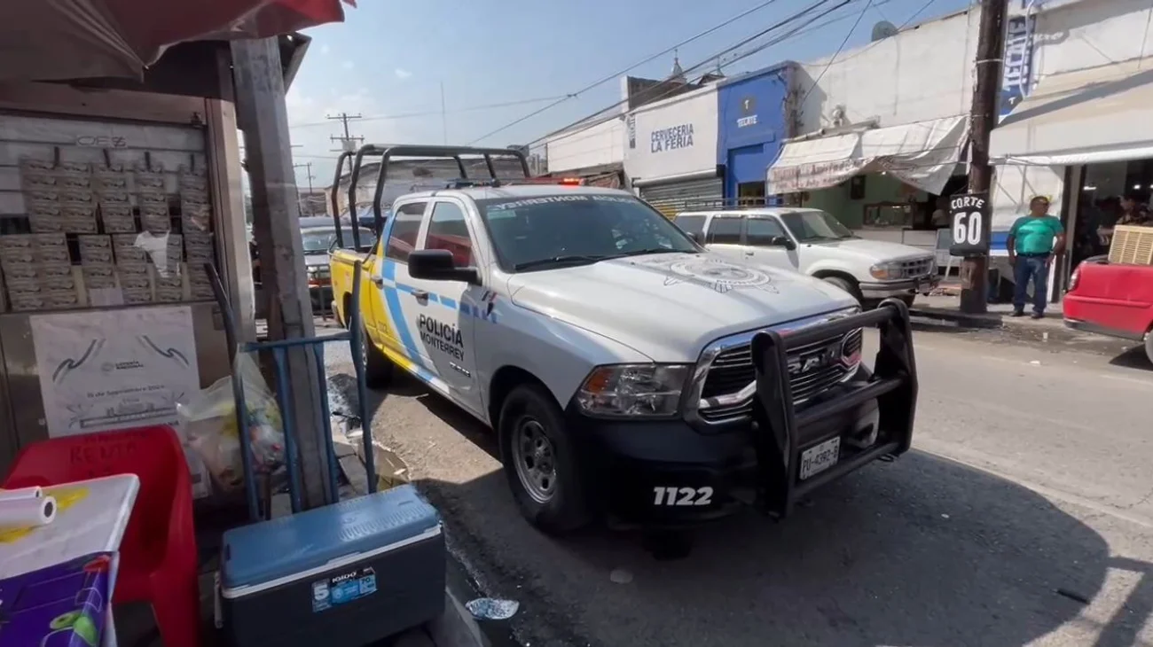 Lesionan a hombre con cuchillo en el centro de Monterrey