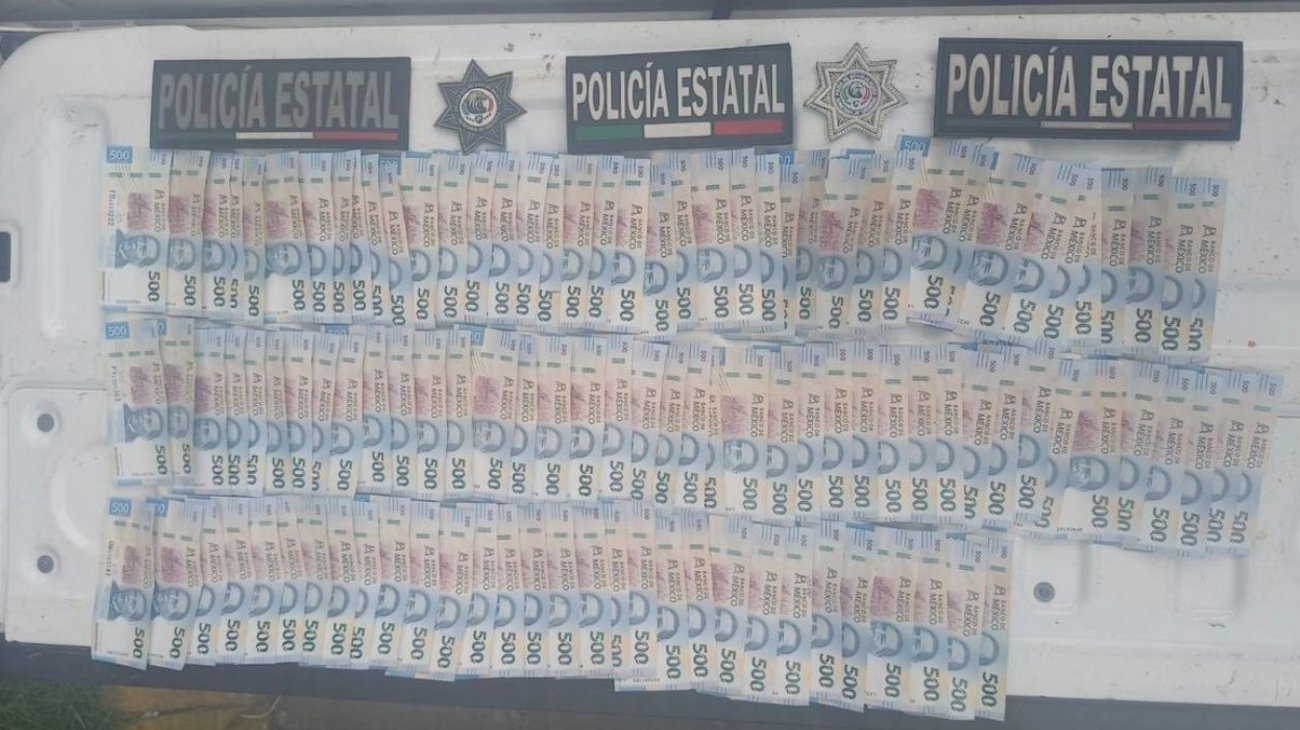 Detienen a hombre con 85 mil pesos en billetes falsos