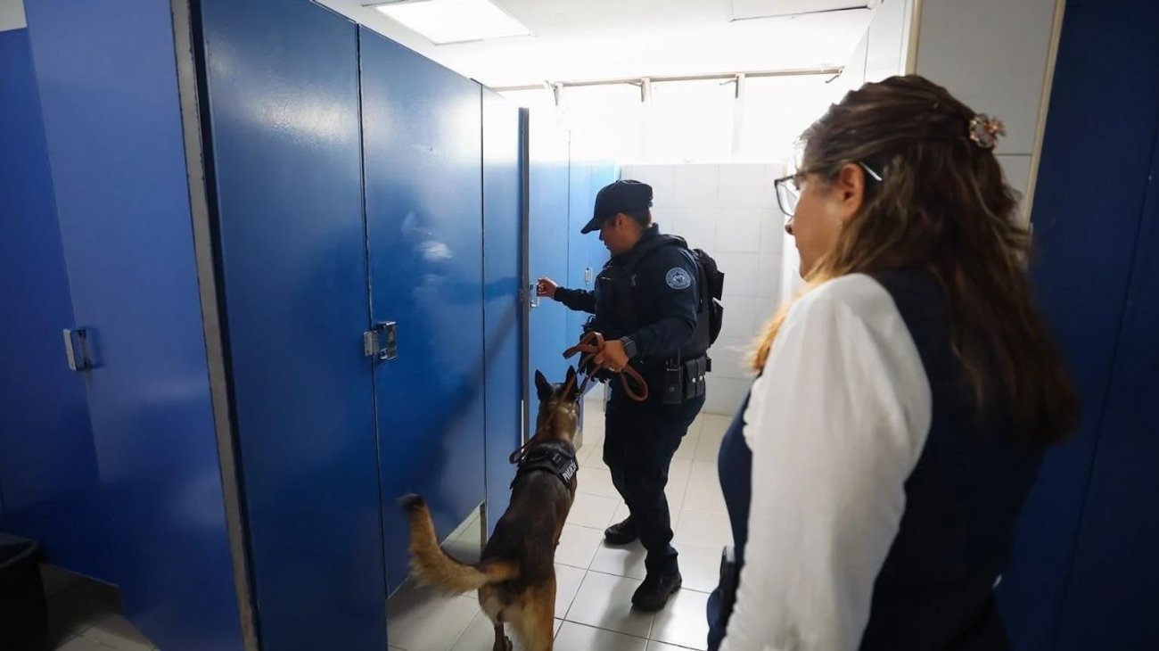 Aplican el Operativo Mochila Segura en escuelas de San Pedro