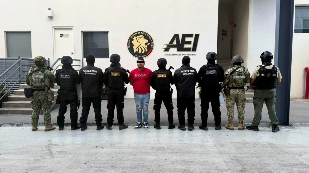 Detienen a hombre buscado por homicidio en Juárez, NL