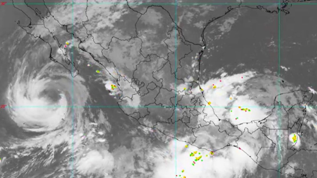 'Priscilla' baja a categoría 1 en la península de Baja California