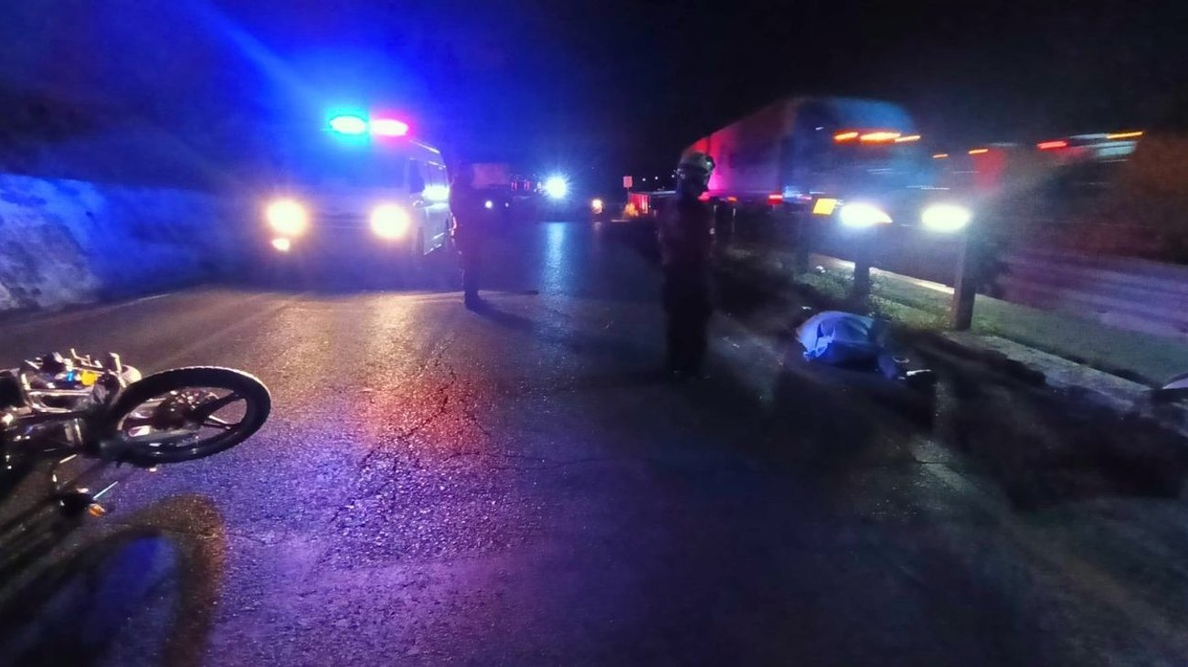 Muere motociclista en Carretera Nacional en Montemorelos