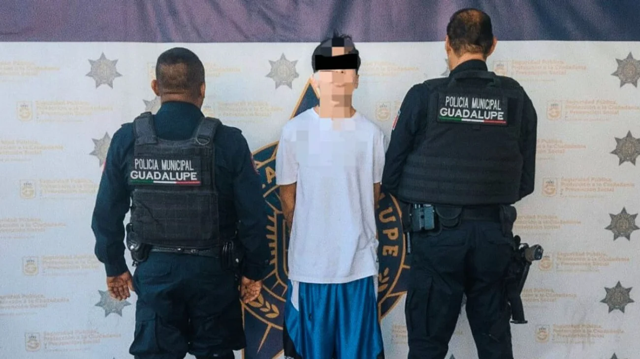 Cae menor vinculado a 10 asaltos con violencia en Guadalupe