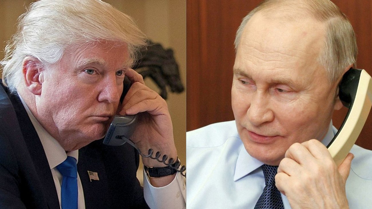 Trump pide a Putin terminar guerra en una conversación telefónica