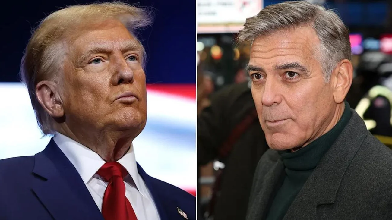 Trump llama al actor George Clooney: 'estrella de segunda'