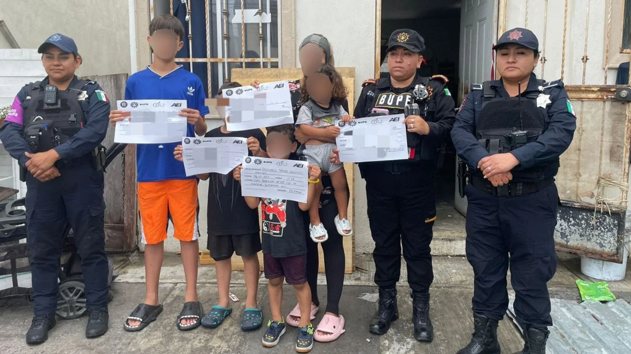 Mujer escapa con sus hijos tras sufrir violencia familiar