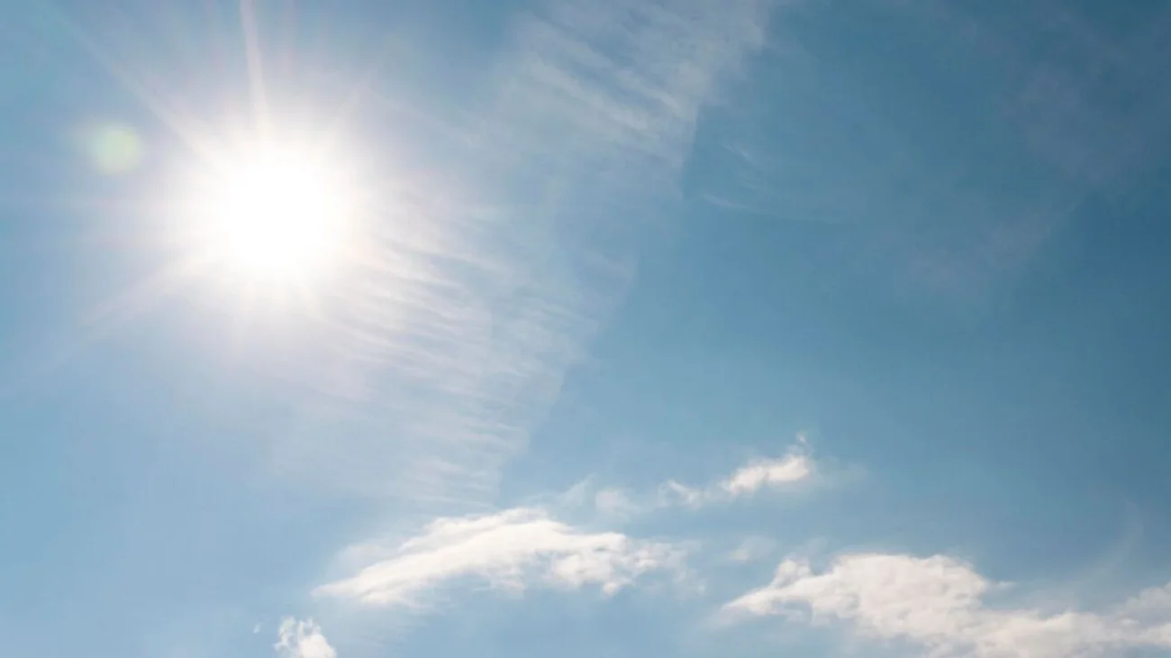 Se espera un domingo caluroso con cielo soleado