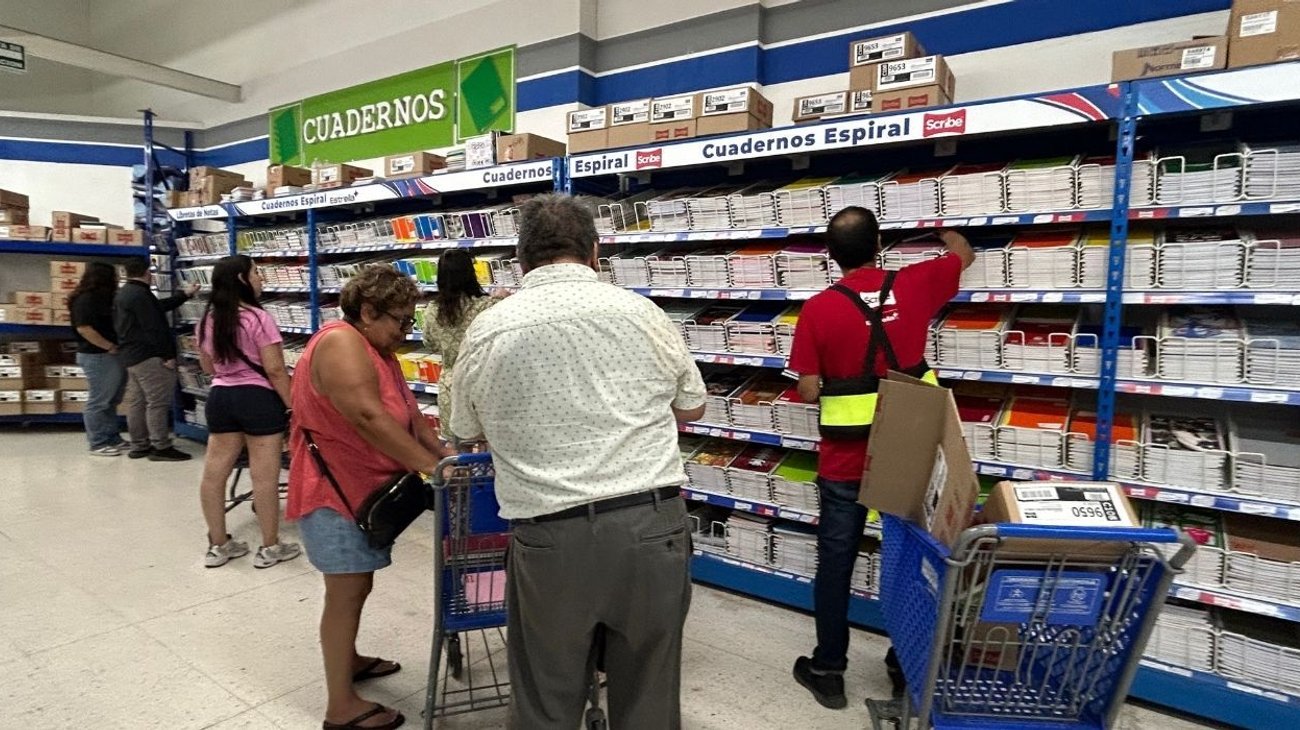 Útiles escolares: comienzan las compras de último momento