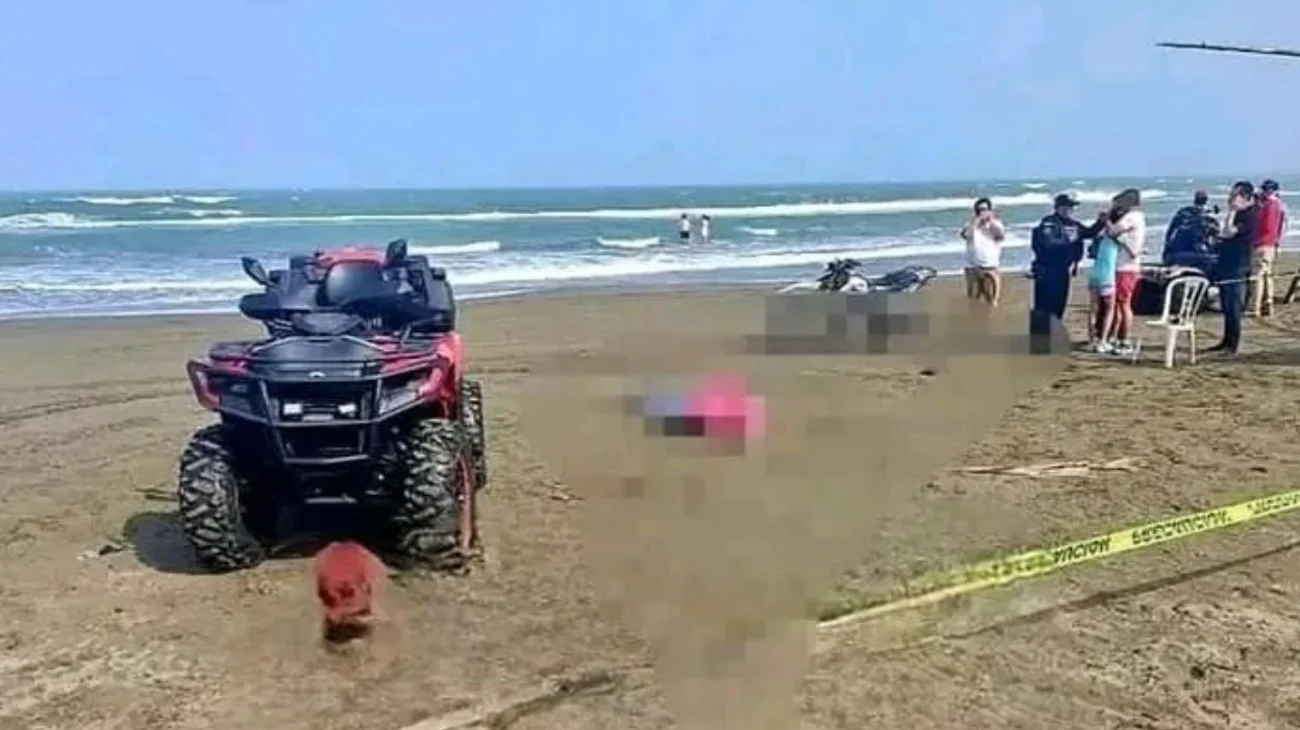 Adolescente embiste y mata a mujer que se asoleaba en la playa