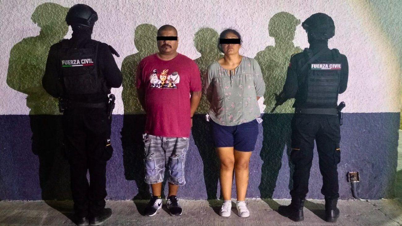 Cae pareja tras amenazar a conductor por aplicación en Monterrey